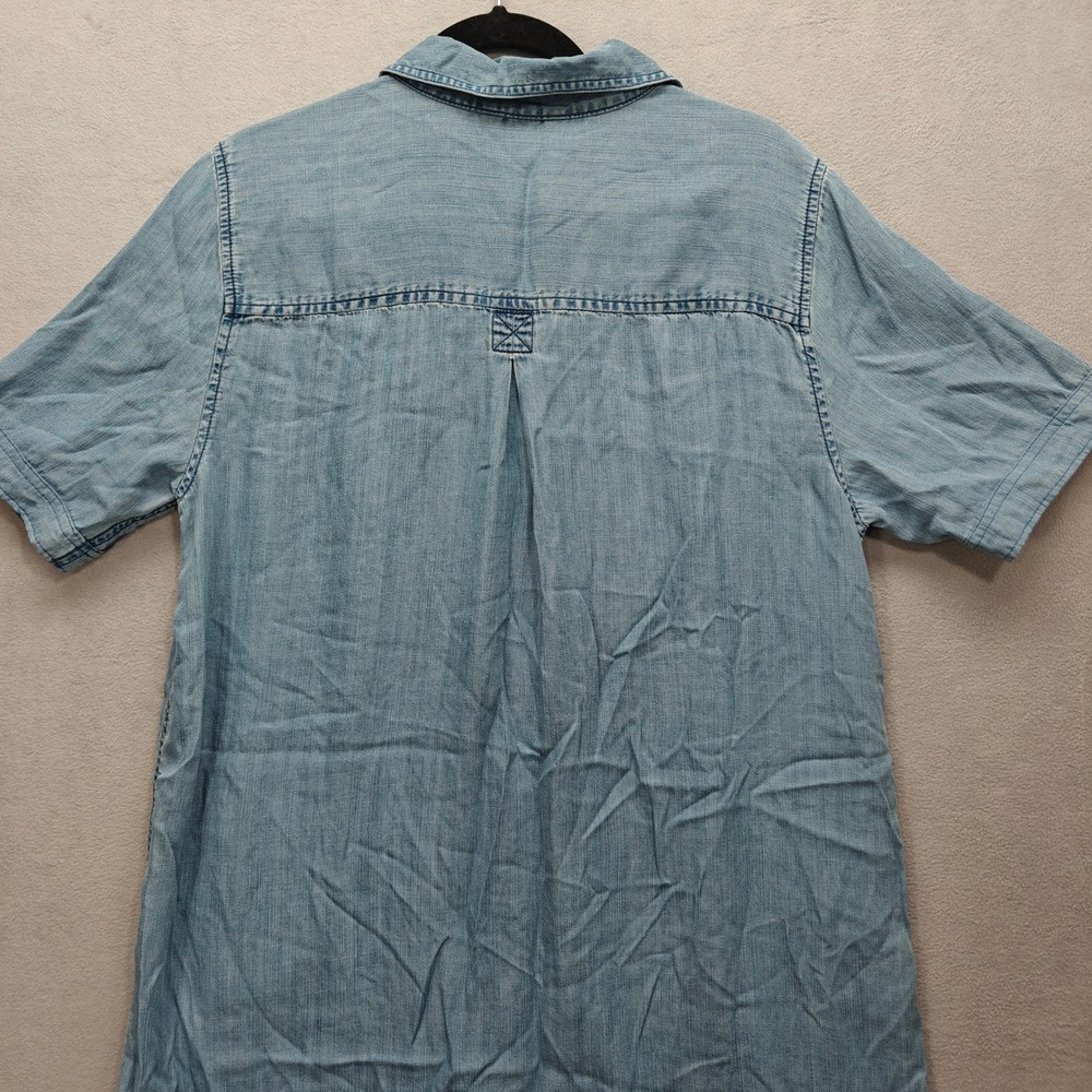 American Eagle Shirt Dress Womens XL Coastal Casual Country Western Minimalist - Picture 13 of 15